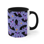 Cute Bat Gothic Mug with Candy Corn