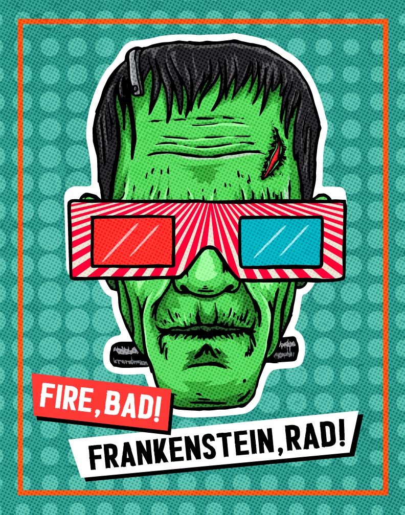 Frankenstein Artwork Rad