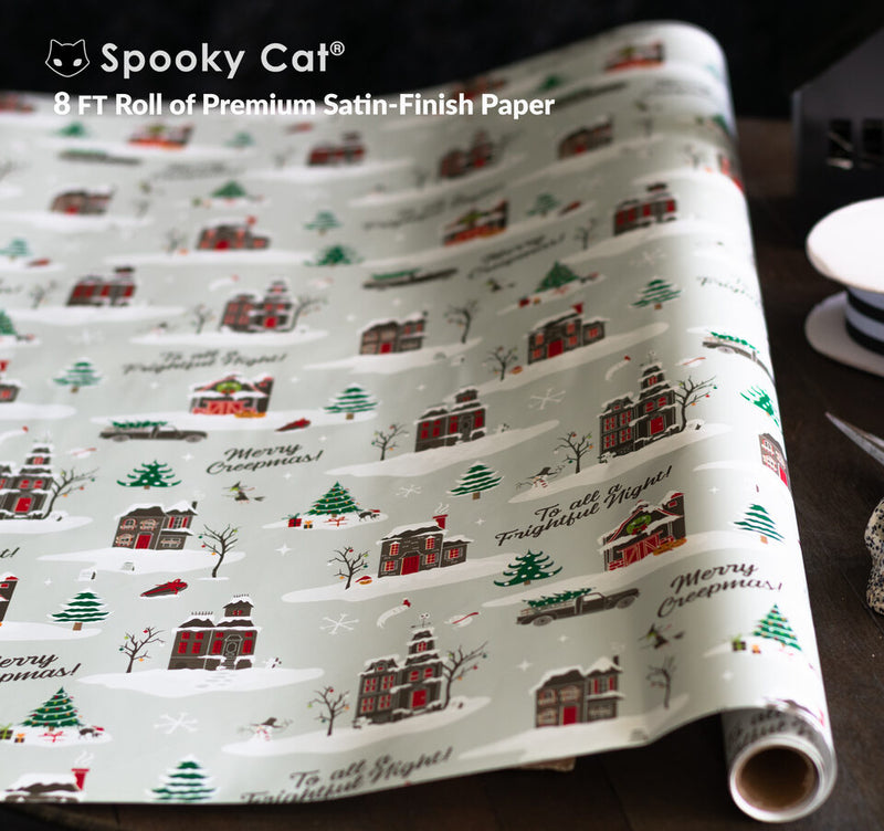 Halloween Christmas Gothic Christmas Wrapping Paper