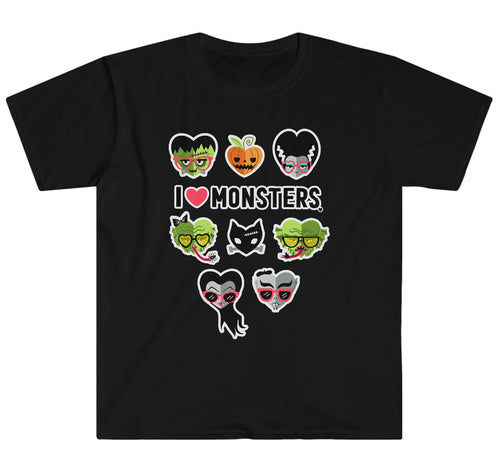 Universal Monster-inspired classic monster cute t-shirt