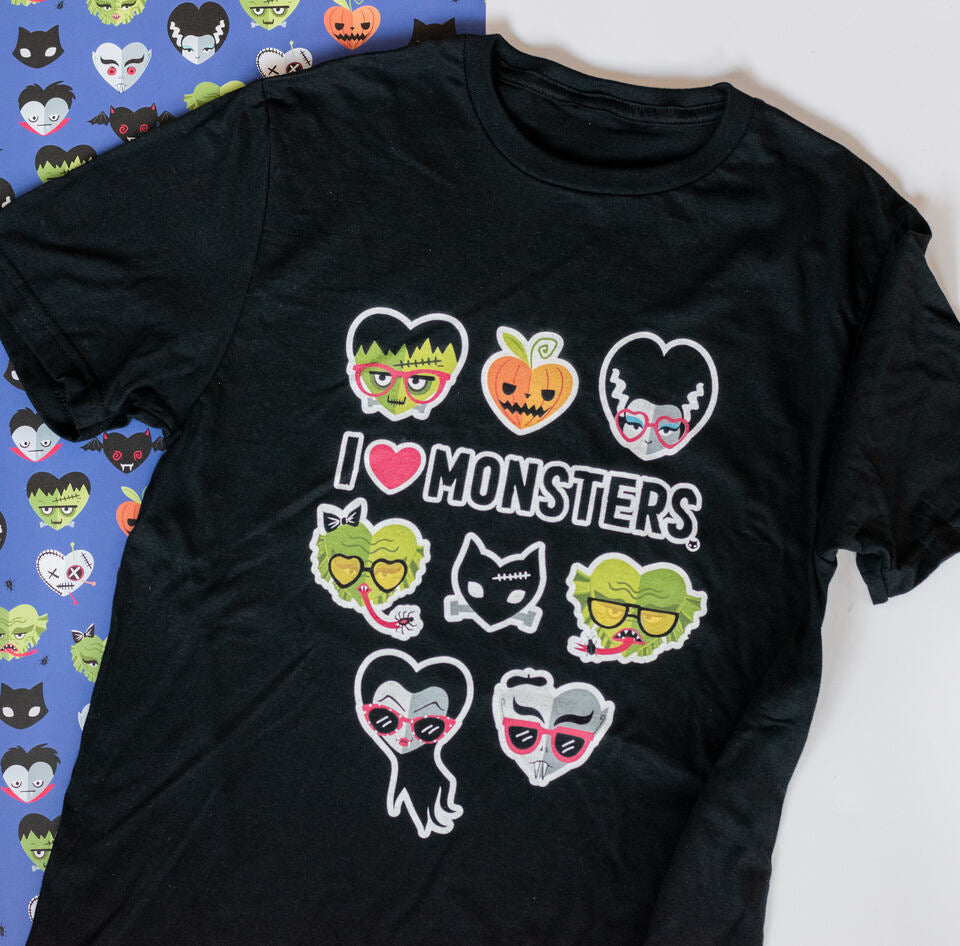 Universal Monster-inspired classic monster cute t-shirt