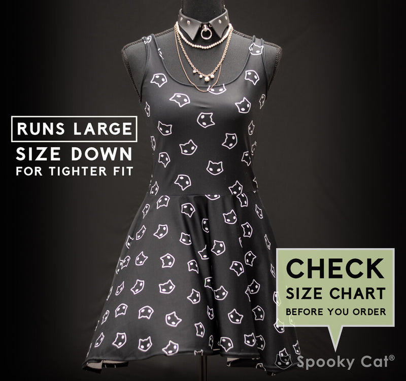 Spooky Cat Skater Dress