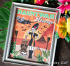 Hauntwaii Airways Tiki Art Print (8x10)
