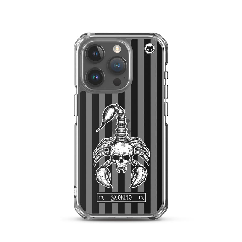 Scorpio Zodiac iPhone Case (Clear)