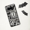 Black Cat Postage Samsung Galaxy Case (Clear)