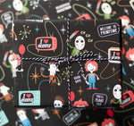 I love Horror Gift Wrap Wrapping Paper Set