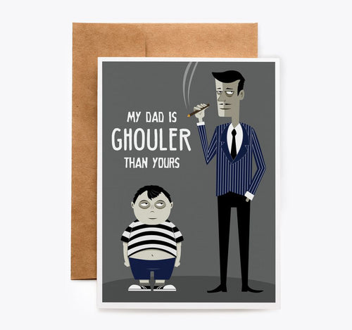 Gomez Addams Family Father's day Card