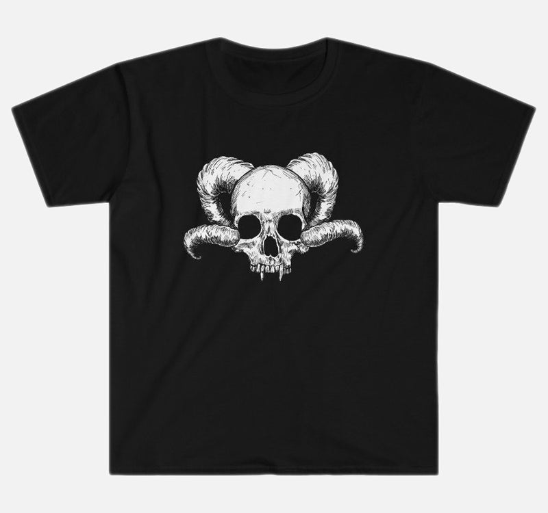 Aries Skull Horoscope Zodiac T-Shirt