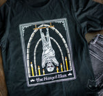 Gothic Vampire Hanged Man Tarot T-Shirt