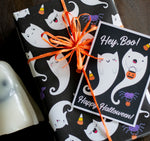 Cute Kawaii Ghosts Boo Halloween Card