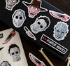 Horror Movie Killer Stickers Freddy Michael Pinhead Jason Baba