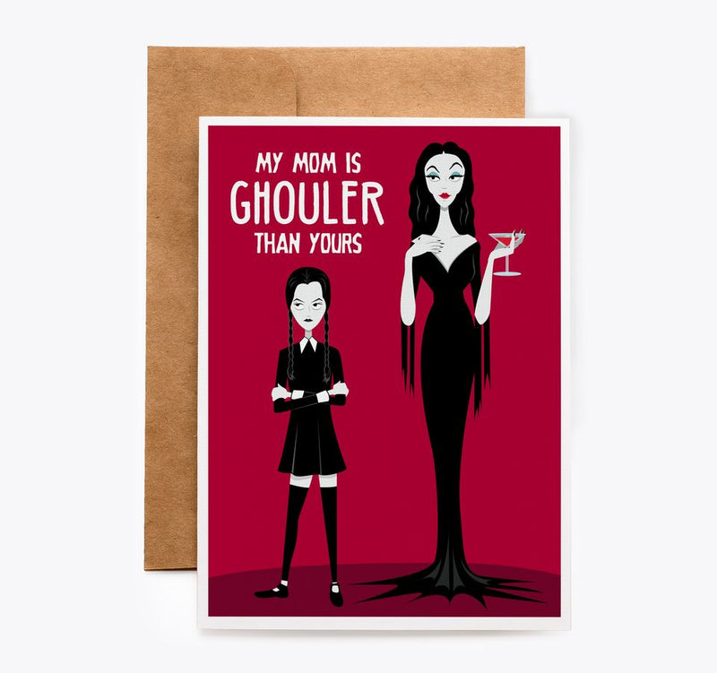 Morticia Mother's Day Card