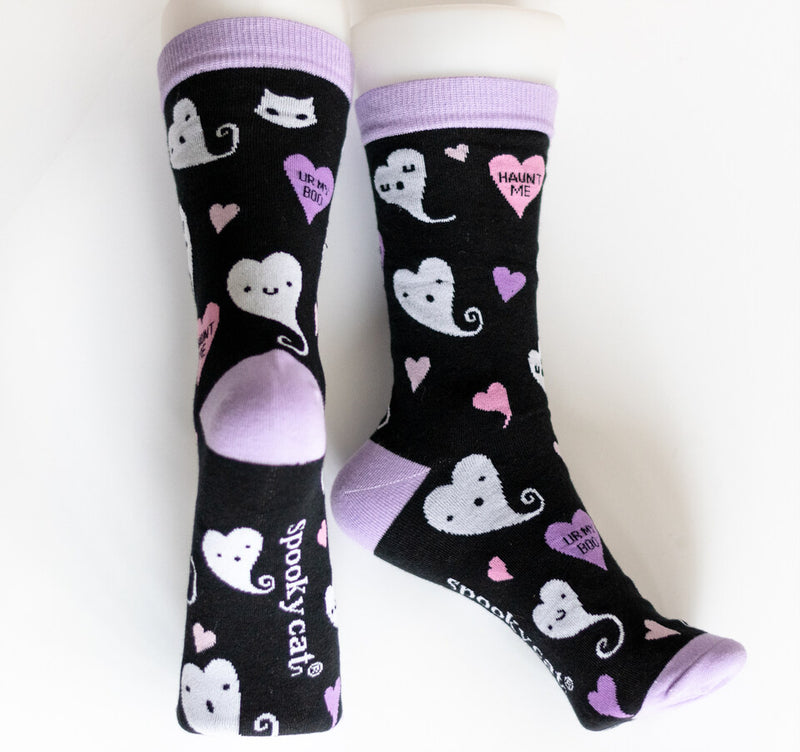 Pastel Goth Kawaii Ghost Socks