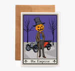 Emperor Pumpkin Tarot Card