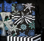 Gothic Snowflake Creepmas Christmas Gift Wrap