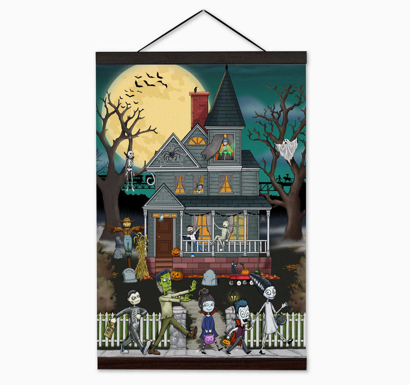 Spooky Cat - Spooky Merchandise, Wall Art Clothing, T-shirts, Greeting Cards, and more.