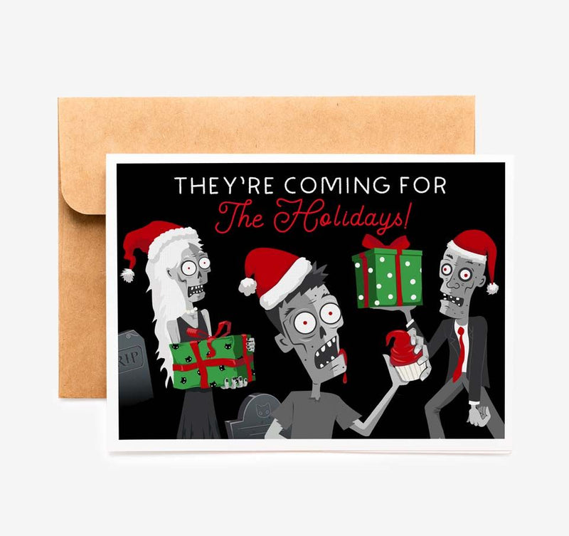 Night of Zombie Holiday Card