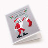 Zombie Santa Stocking Christmas Card