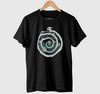 Goth Graveyard Ghost Spiral T-Shirt
