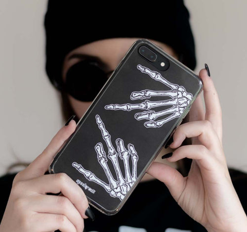 Nu Goth Skeleton Iphone Case