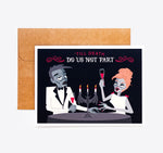 Spooky Cat Romantic Card - Till Death Do Us Not Part