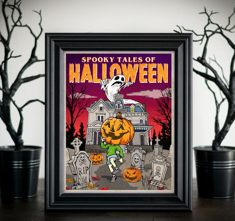 Spooky Halloween Tales Art Print (8x10)
