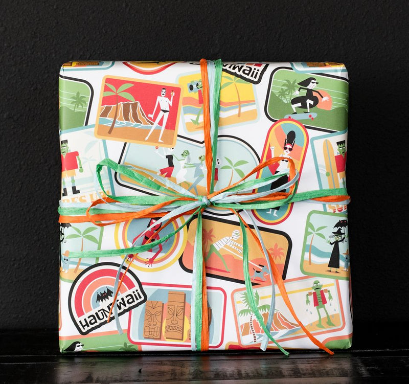 Tiki-Hawaii-Spooky-Gift-Wrap
