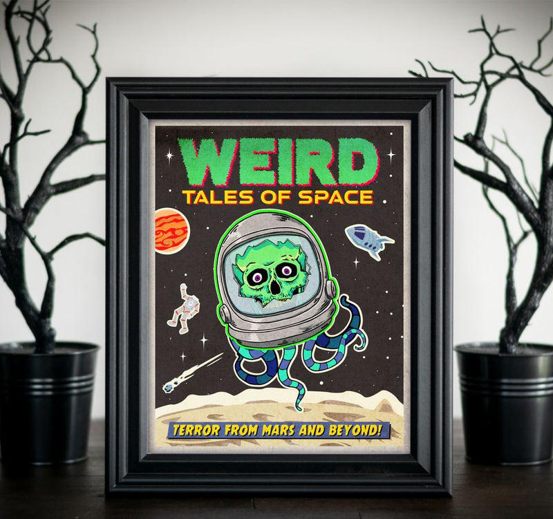 Weird Tales Comic Art Print (8x10)