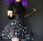 Witch Craft Spells Gothic Skirt