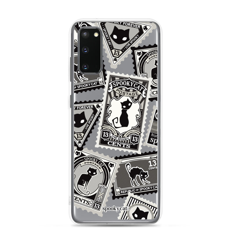 Spooky Cat Postage Samsung Galaxy Phone Case