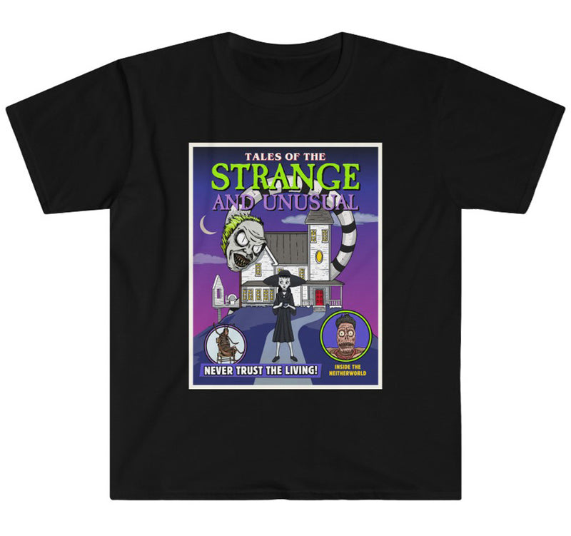 Beetlejuice-inspired Fan Art T-Shirt Strange and Unusual Lydia
